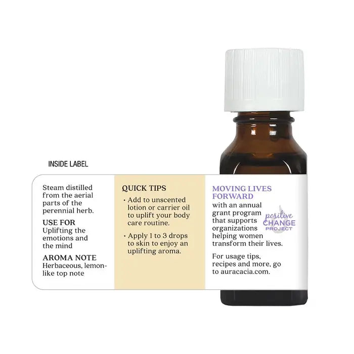 Lemon Balm Essential Oil in Jojoba