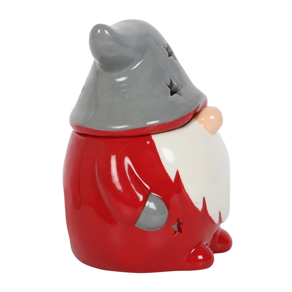 Red and Grey Christmas Gonk Oil/ Wax Burner Tea Light