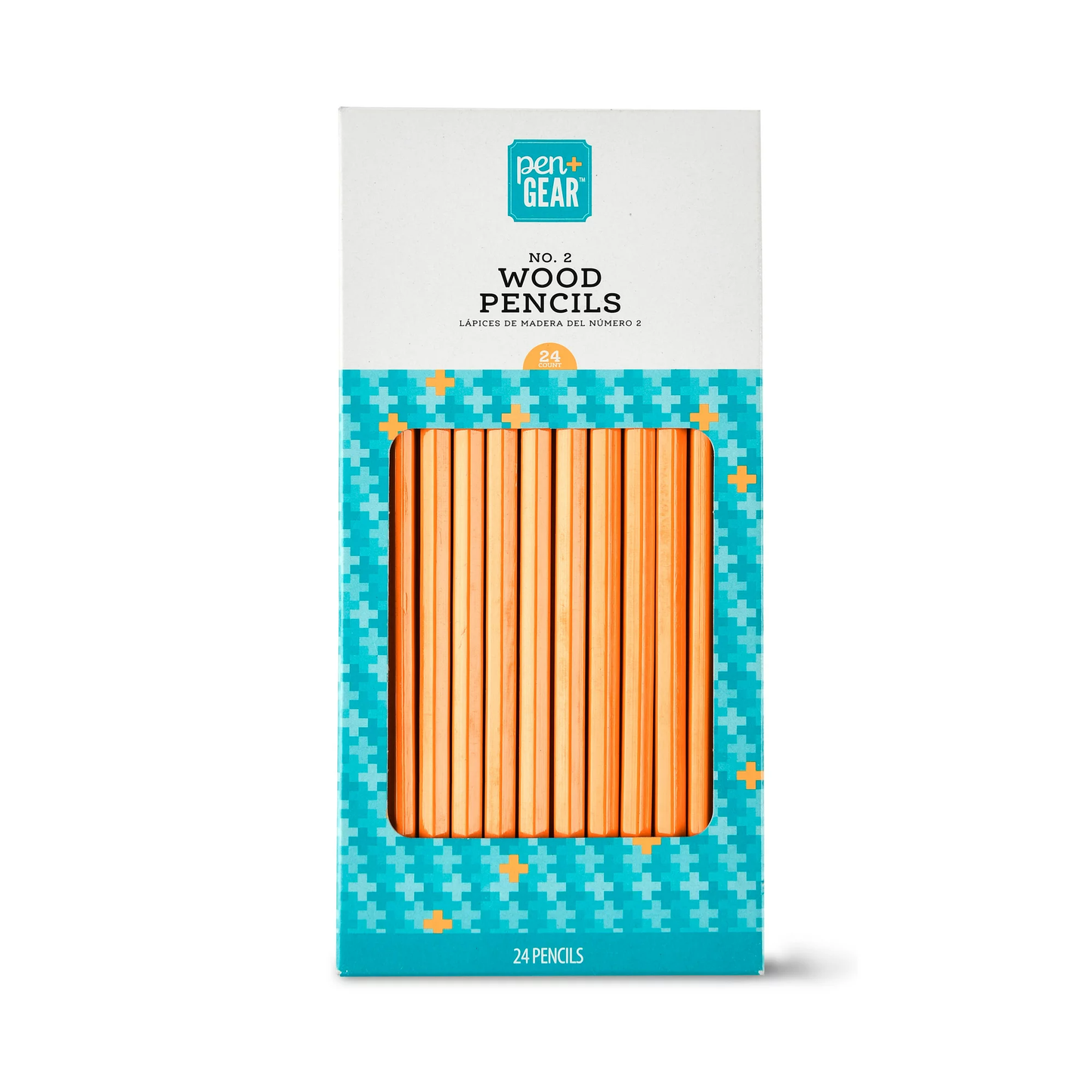 Pen+Gear No. 2 Wood Pencils, 24 Count