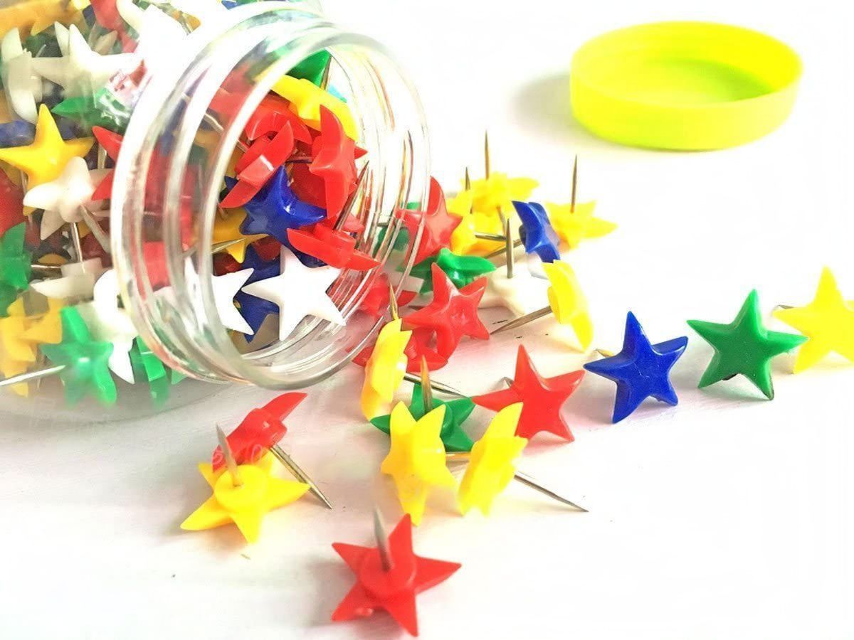 100pc Star Push Pin