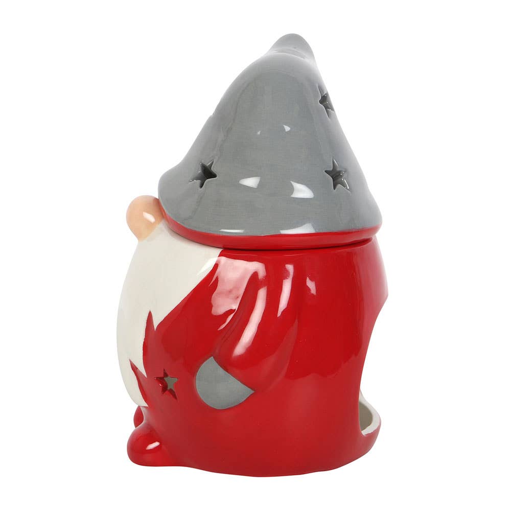 Red and Grey Christmas Gonk Oil/ Wax Burner Tea Light