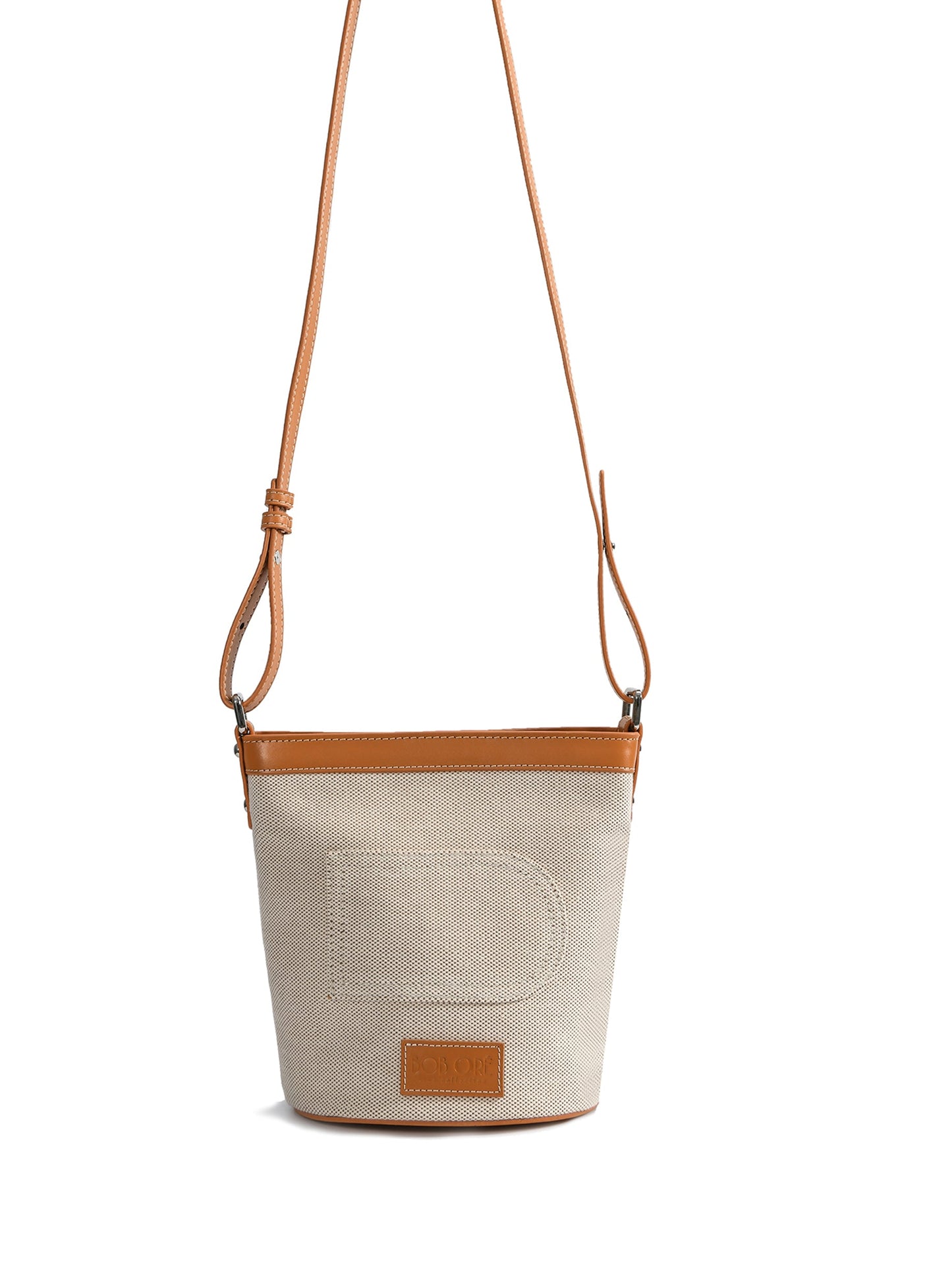 Dorothy Middle Size Bucket Bag, White