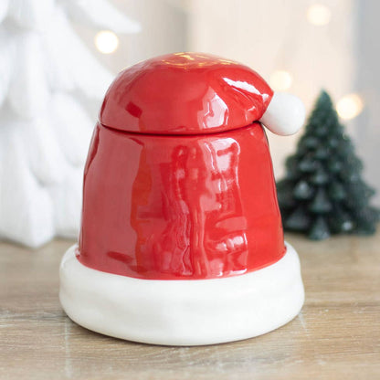 Red Christmas Santa Hat Oil/Wax Tea Light Burner