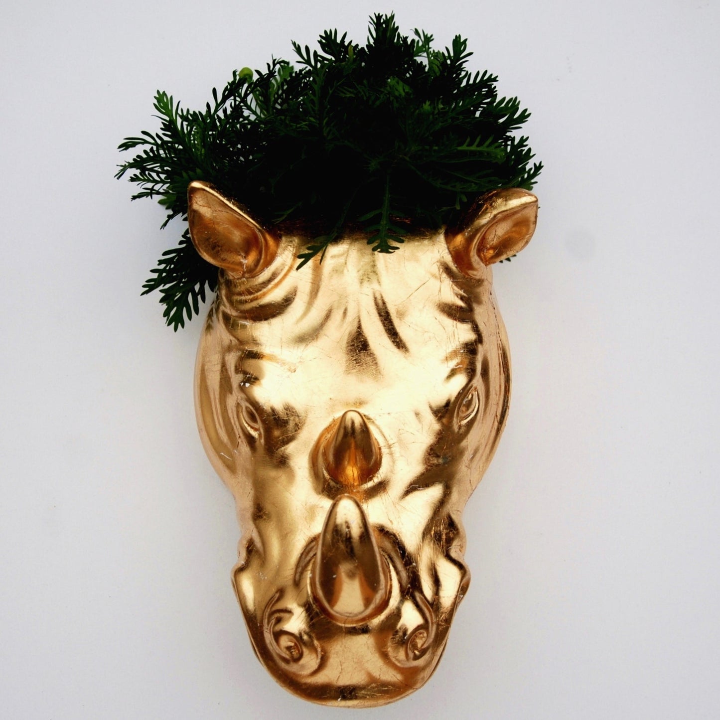 Greek Gold Gilded Wall Planter