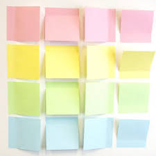 100 Ct. 3x3 Pastel Stick On Notes (4/Pack) – Sticky Notes