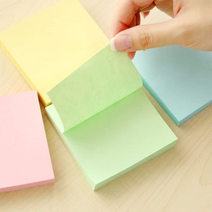 100 Ct. 3x3 Pastel Stick On Notes (4/Pack) – Sticky Notes