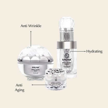 Vegan EpiSilk Crystal Wrinkle Smoothing Face Treatment - Intense Brightening and Firming Wrinkle Fix for Sensitive Skin