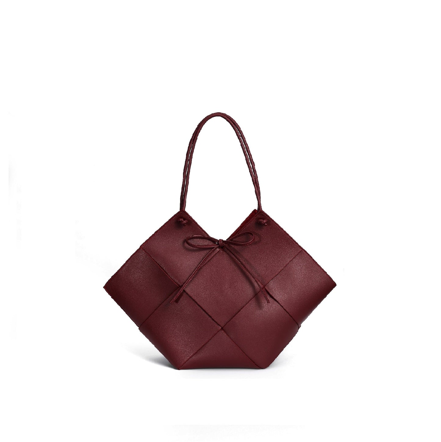 Taylor Contexture Leather Bag, Plum (Bungundy)