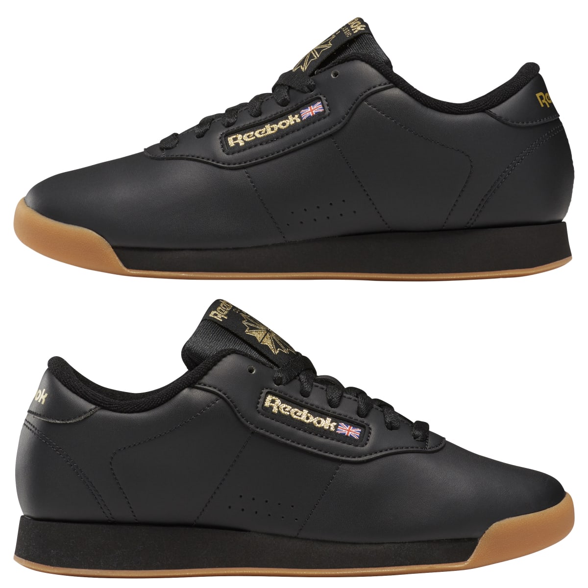 REEBOK BS8457 PRINCESS WMN'S (Medium) Black/Black/Black Synthetic/Leather Lifestyle Shoes