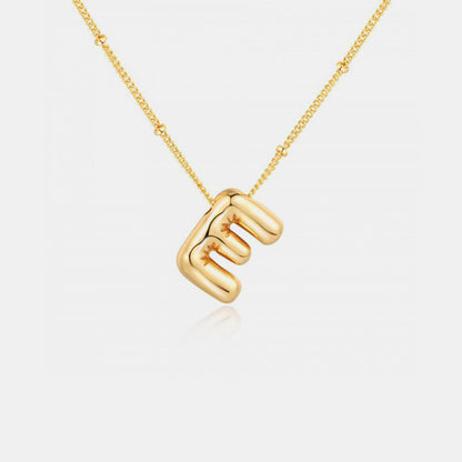 Initial Letter Pendant Necklace