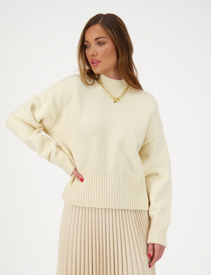 Mock-neck Sweater