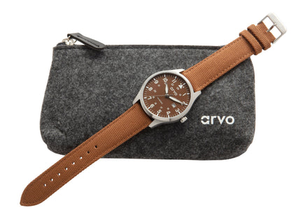 Arvo Rove Field Watch - Buckeye Brown