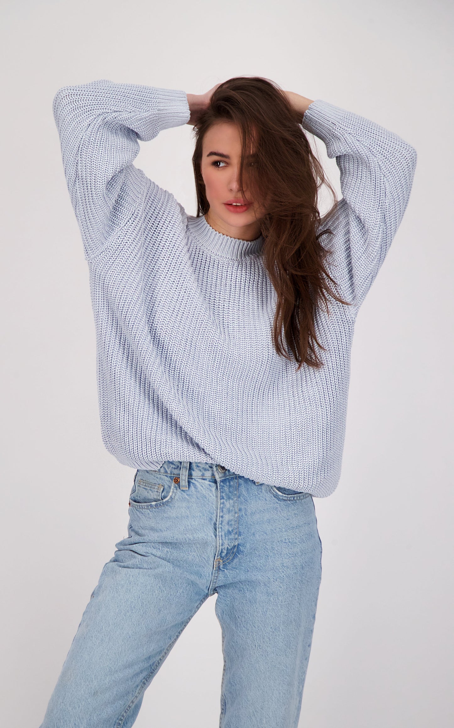 Chunky Crew Neck Sweater