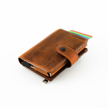 Orlando - Genuine Leather Pop-Up RFID Premium Cardholder