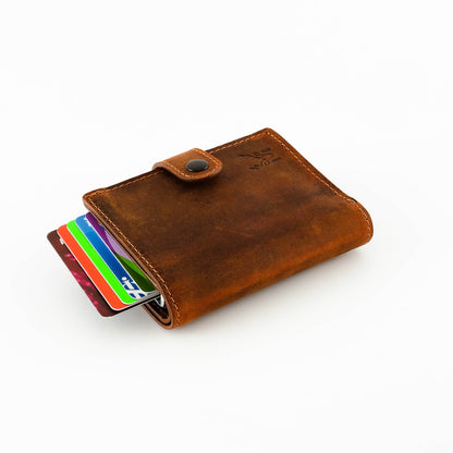 Orlando - Genuine Leather Pop-Up RFID Premium Cardholder