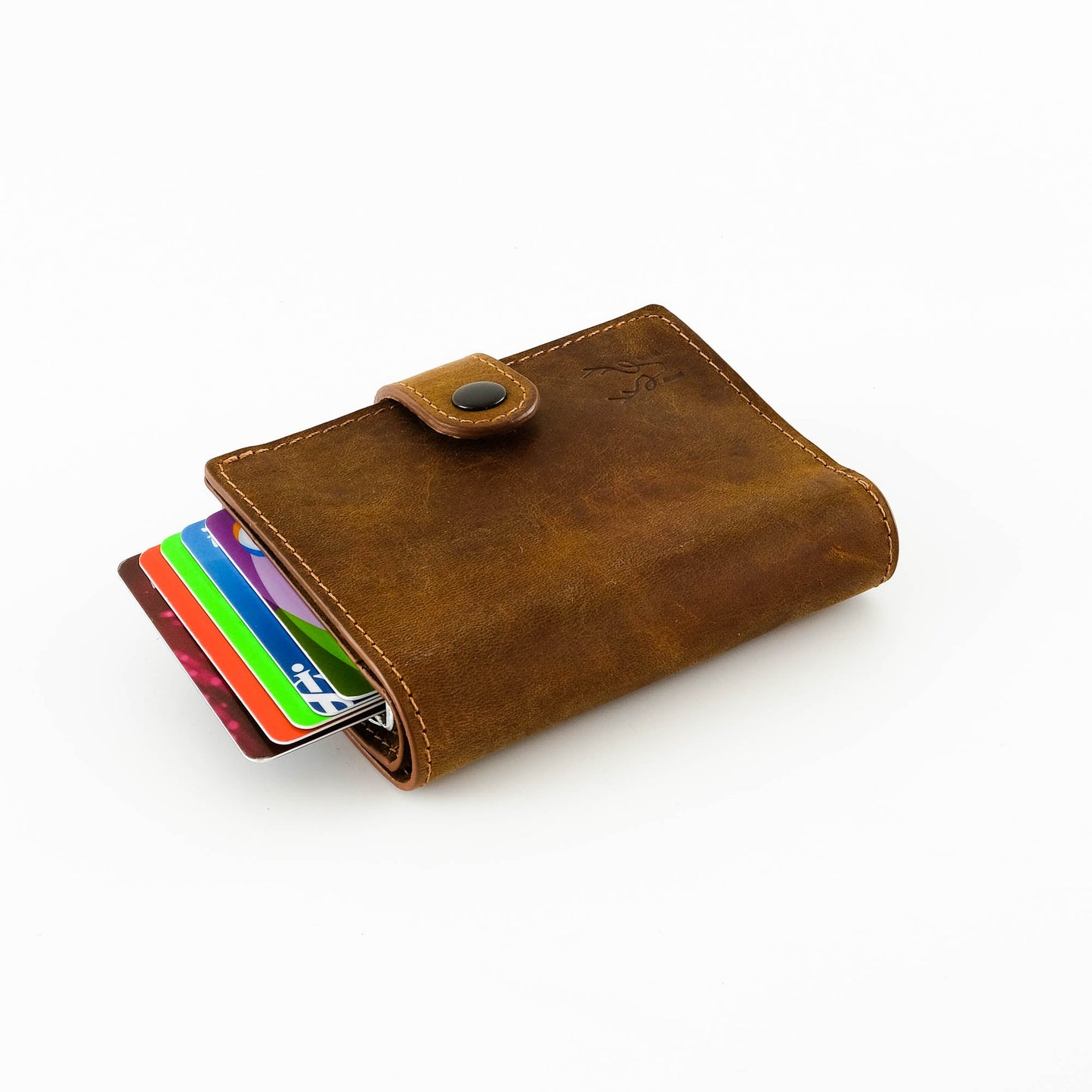 Orlando - Genuine Leather Pop-Up RFID Premium Cardholder