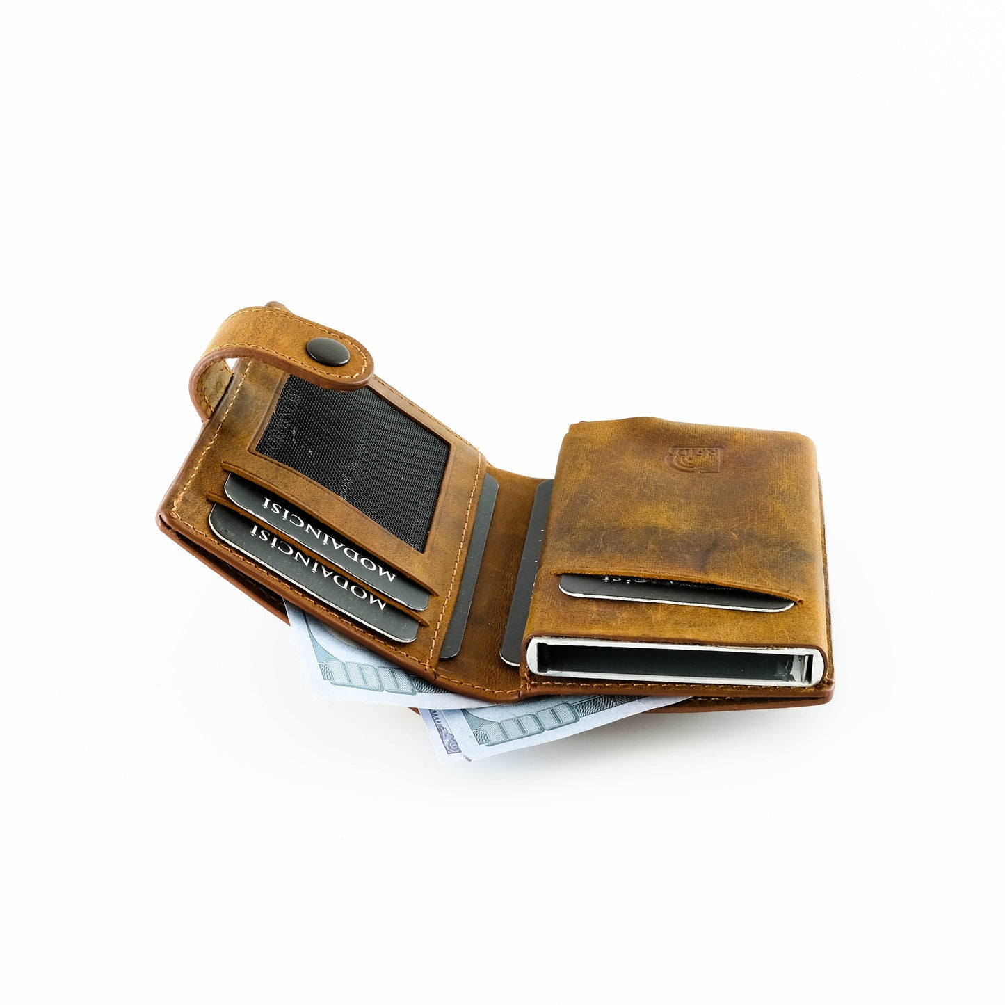 Orlando - Genuine Leather Pop-Up RFID Premium Cardholder