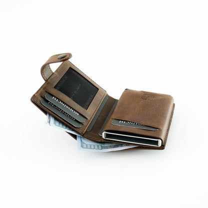 Orlando - Genuine Leather Pop-Up RFID Premium Cardholder