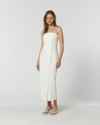 Tailored Dress Ivory