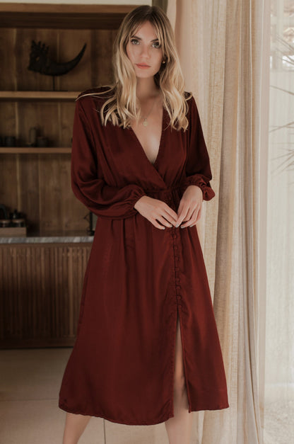 Greta Long Sleeve Midi Dress