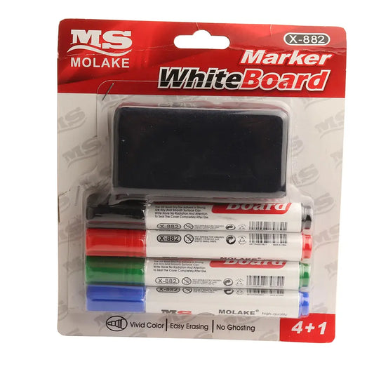 White Board Dry Erase Markers with Eraser Set