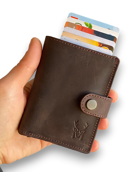 Orlando - Genuine Leather Pop-Up RFID Premium Cardholder