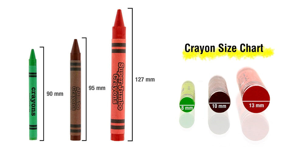 8 Color Washable Premium Jumbo Crayons