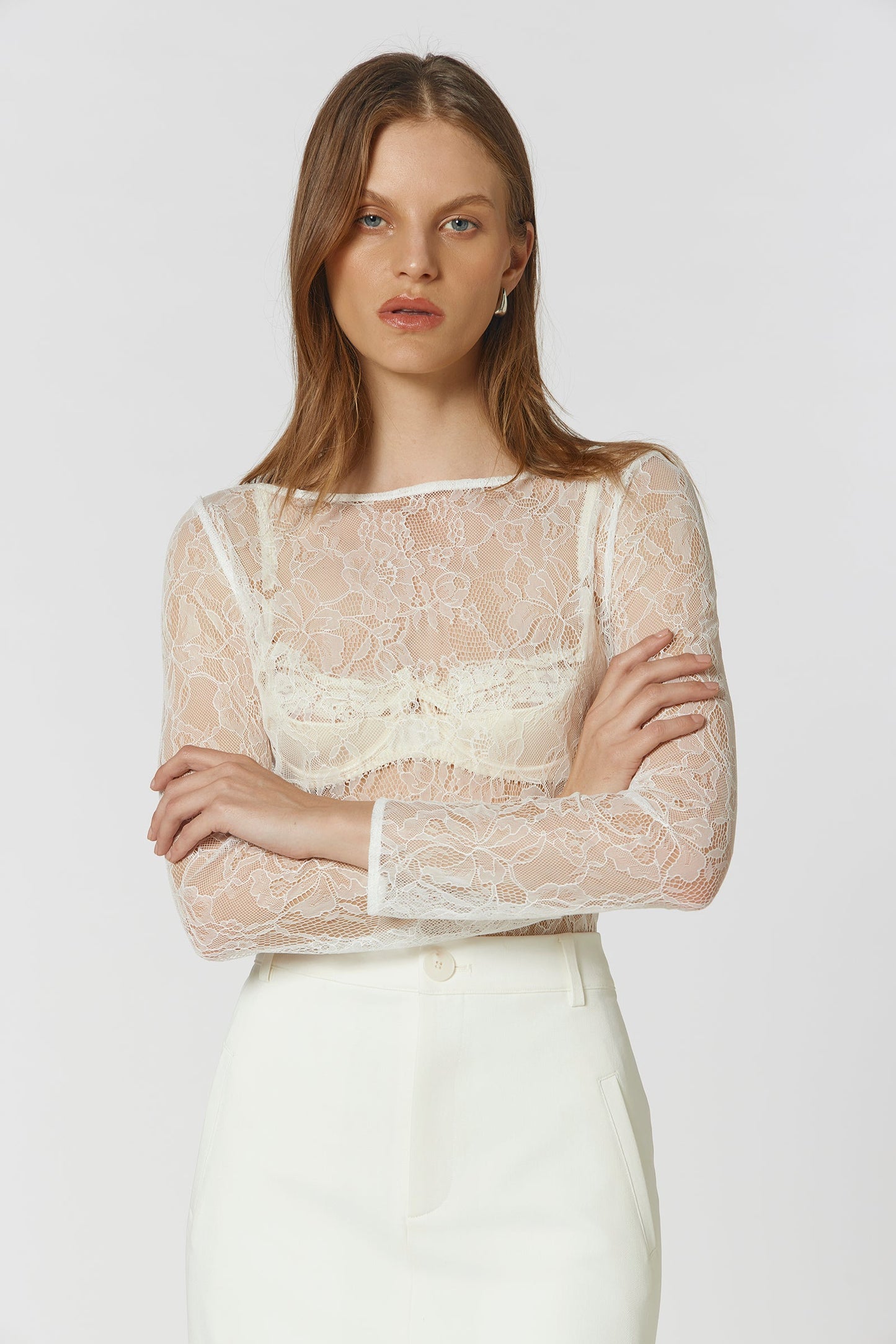 Lace Top White