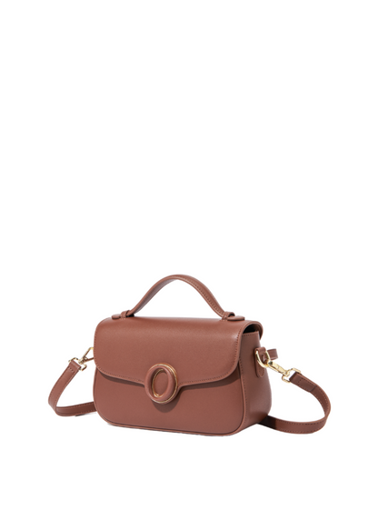 Makoto Leather Bag, Brown