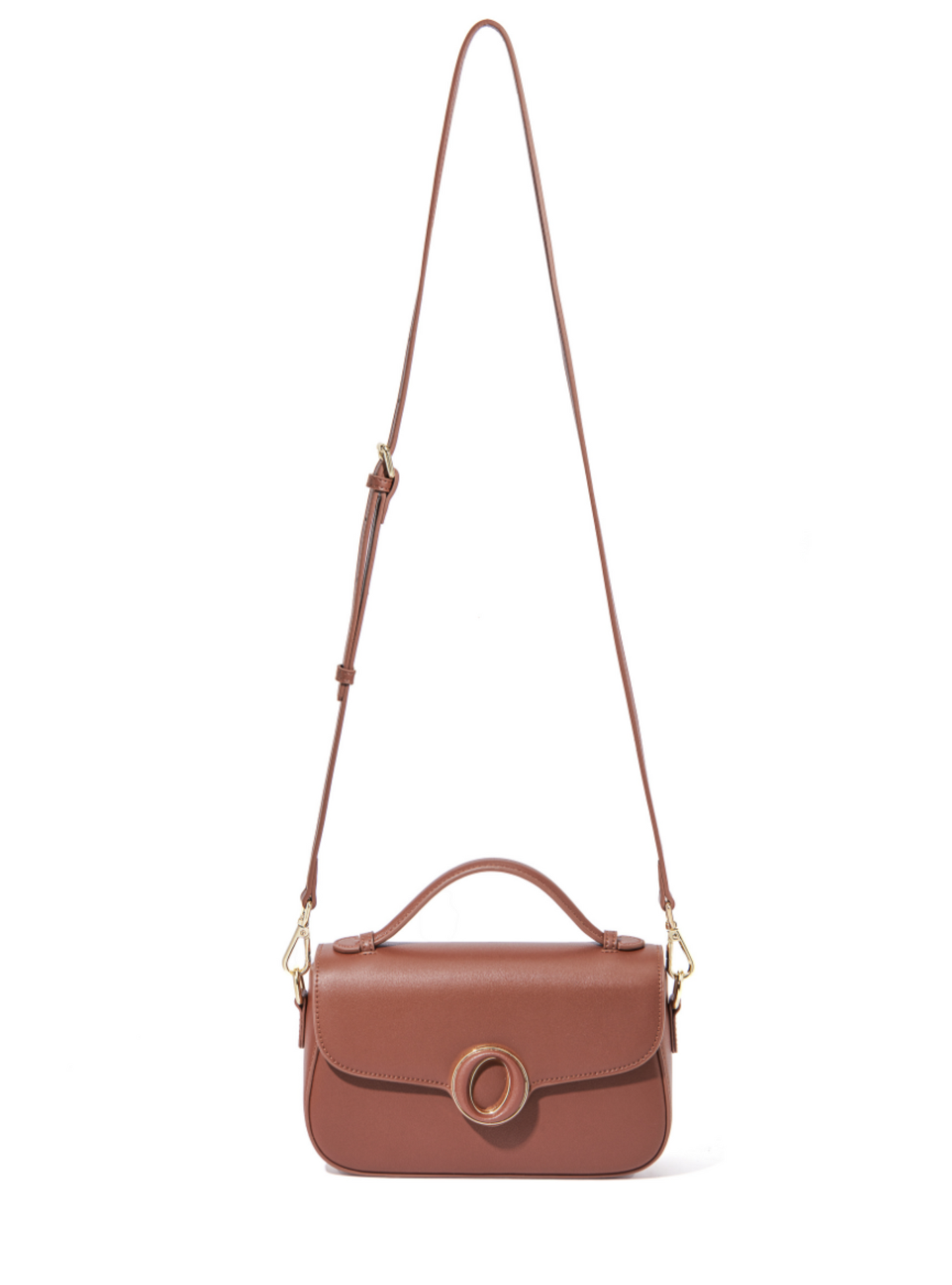 Makoto Leather Bag, Brown