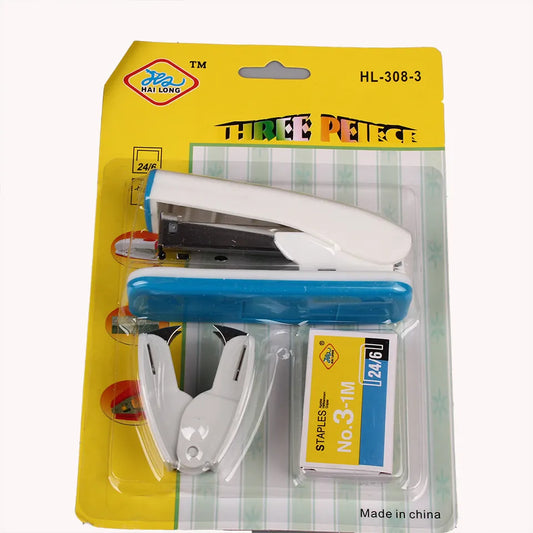 Mini Stapler 3pc Set - Random Color