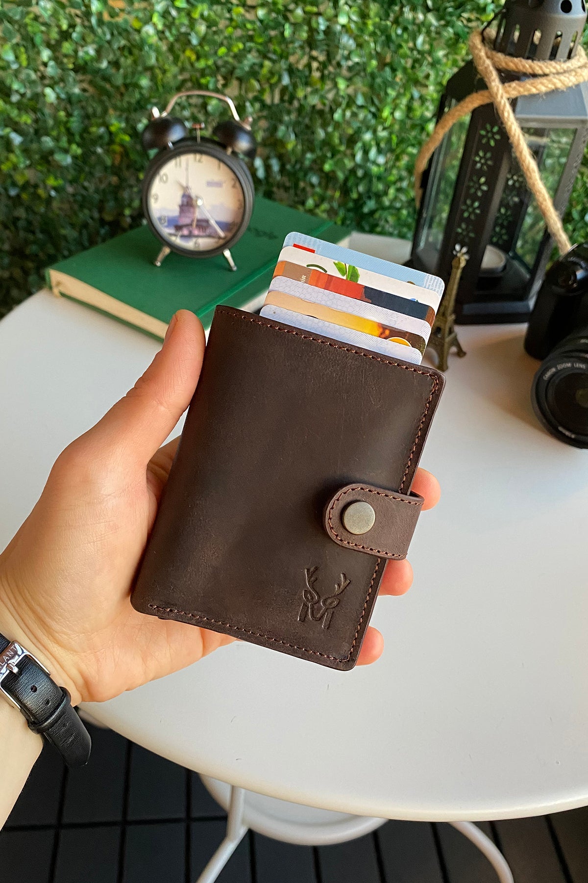 Orlando - Genuine Leather Pop-Up RFID Premium Cardholder