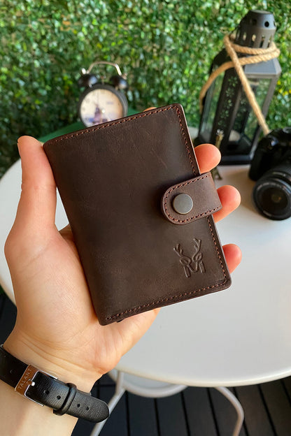 Orlando - Genuine Leather Pop-Up RFID Premium Cardholder