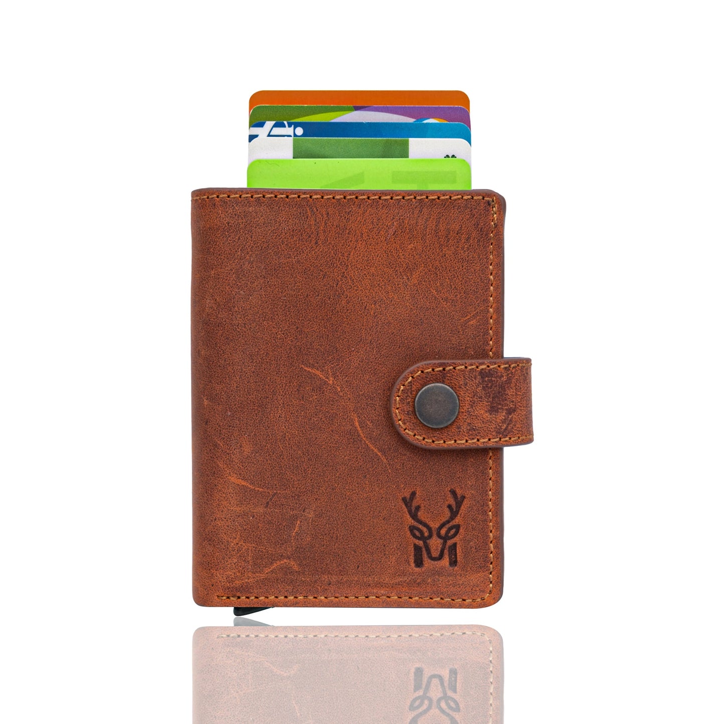 Orlando - Genuine Leather Pop-Up RFID Premium Cardholder