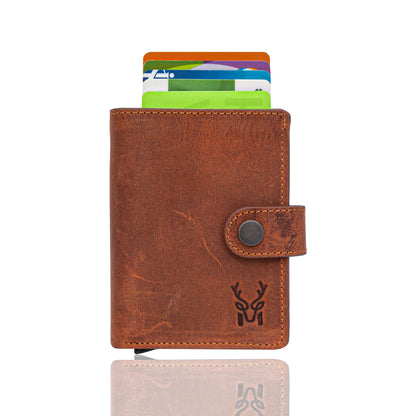 Orlando - Genuine Leather Pop-Up RFID Premium Cardholder