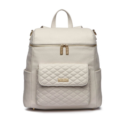 Monaco Diaper Bag | Pearl White