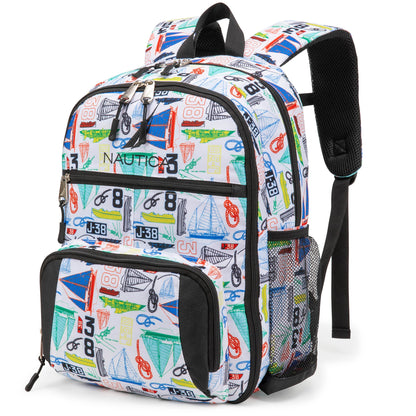 Kids Backpack for School | Sailboats | 16" Tall