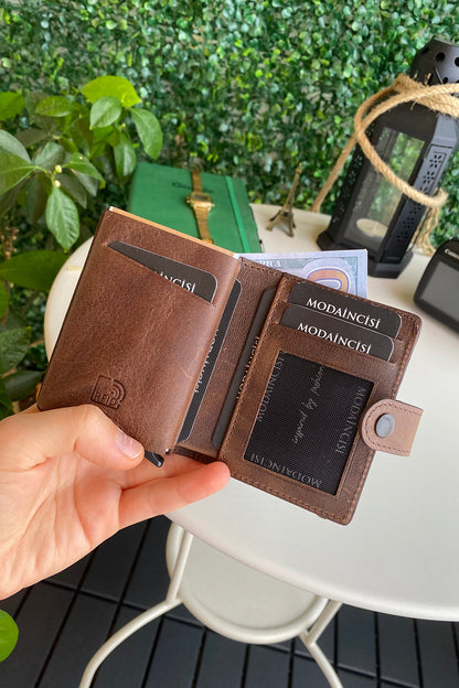 Orlando - Genuine Leather Pop-Up RFID Premium Cardholder