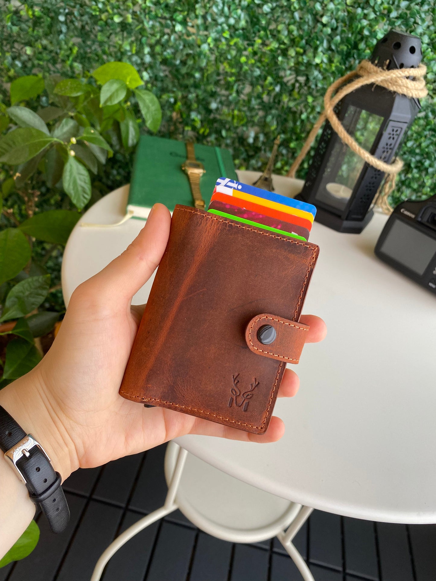 Orlando - Genuine Leather Pop-Up RFID Premium Cardholder