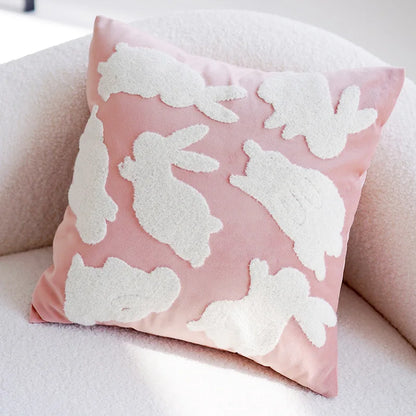 Pink Cute Nursery Cushion Cover and Pillow Case