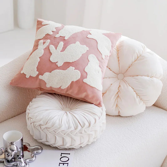 Pink Cute Nursery Cushion Cover and Pillow Case