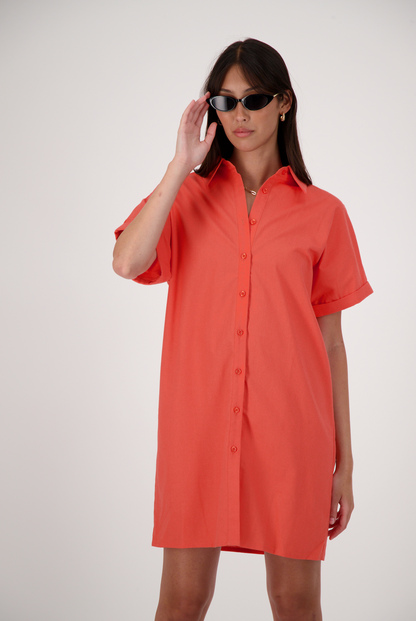 Linen Cotton Tee Dress