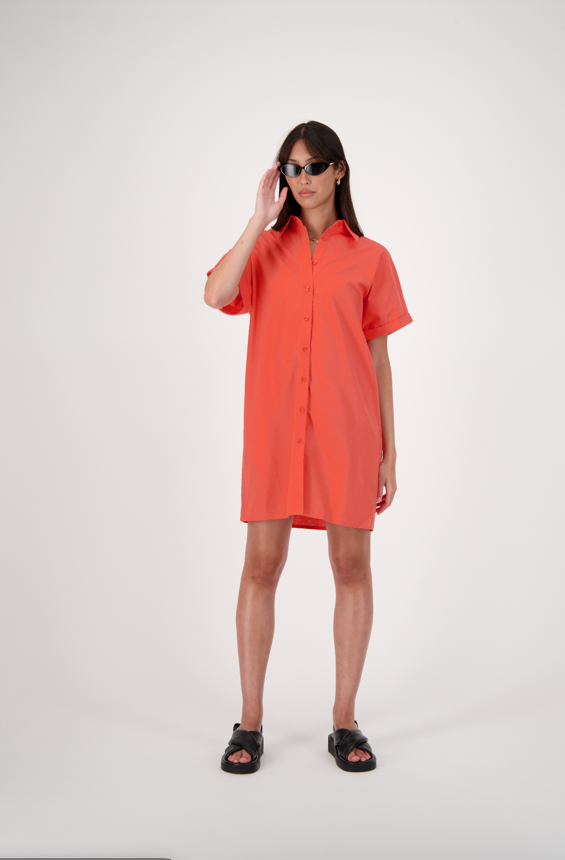 Linen Cotton Tee Dress