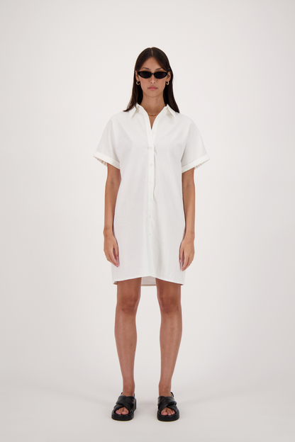 Linen Cotton Tee Dress