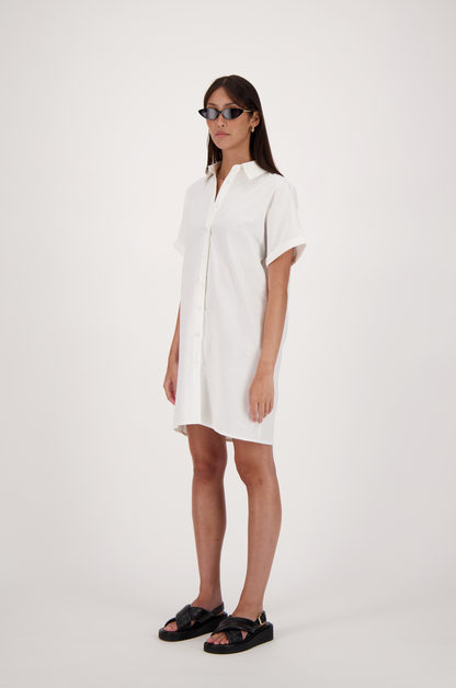 Linen Cotton Tee Dress