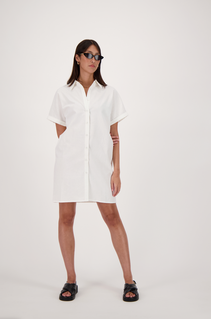 Linen Cotton Tee Dress