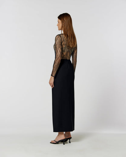 Valentina Cargo Skirt Black