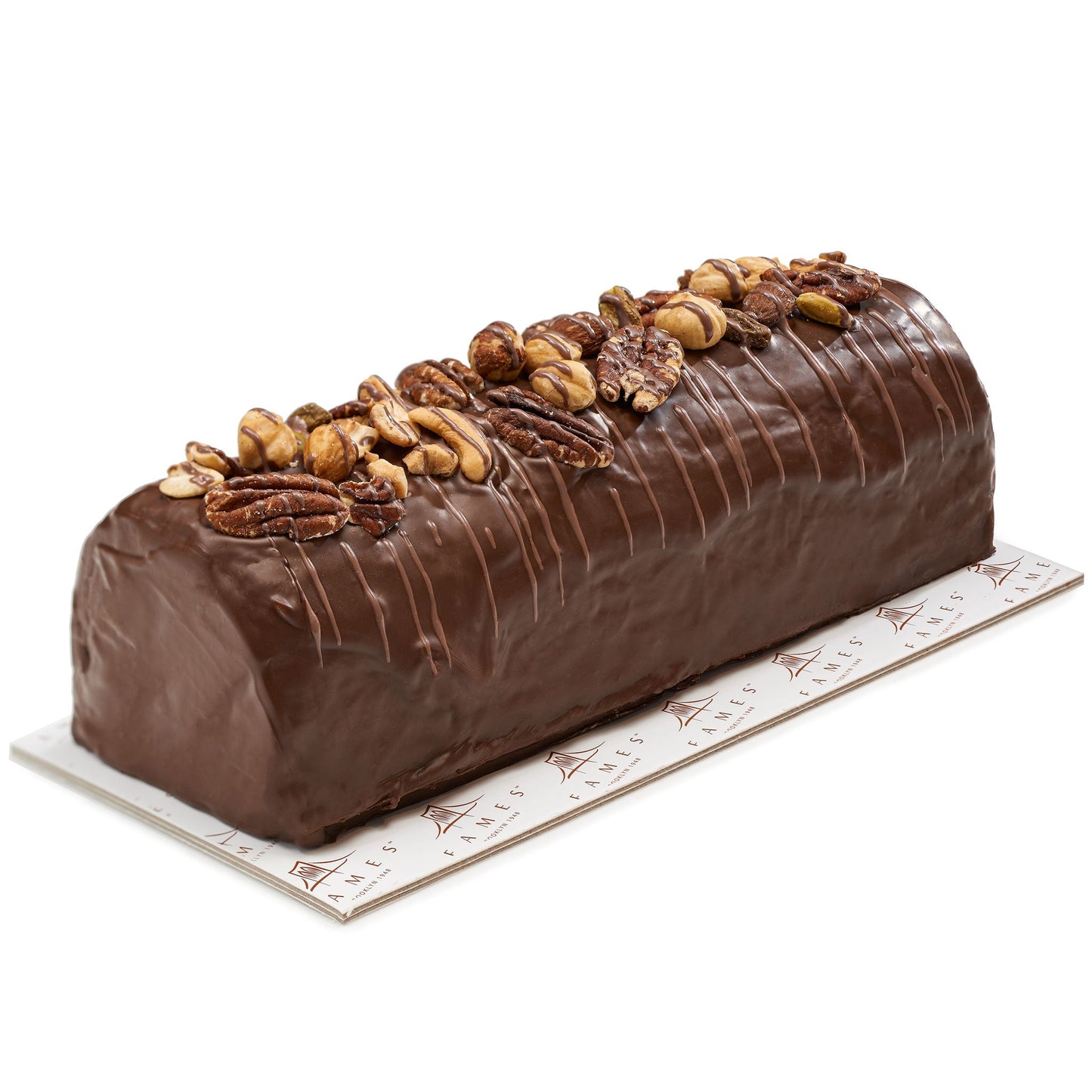 Chocolate  Nutty Halva Log  In Gift Box