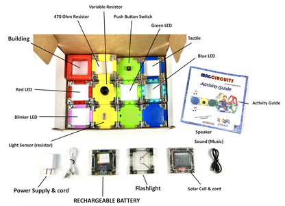 Magcircuits Explore Electronics 20 piece set