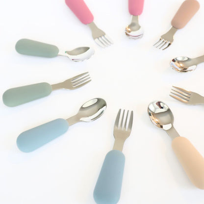 Stainless Steel & Silicone Silverware